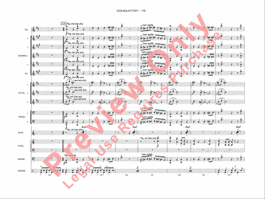 A Salute to Benny Goodman Jazz Ensemble scores gallery preview page 18