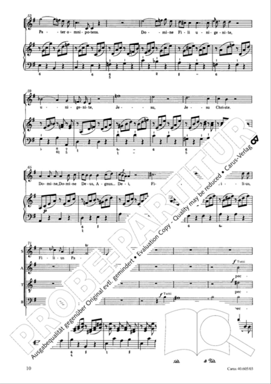 Nikolai Mass (Missa Sancti Nicolai) 4-Part scores gallery preview page 11