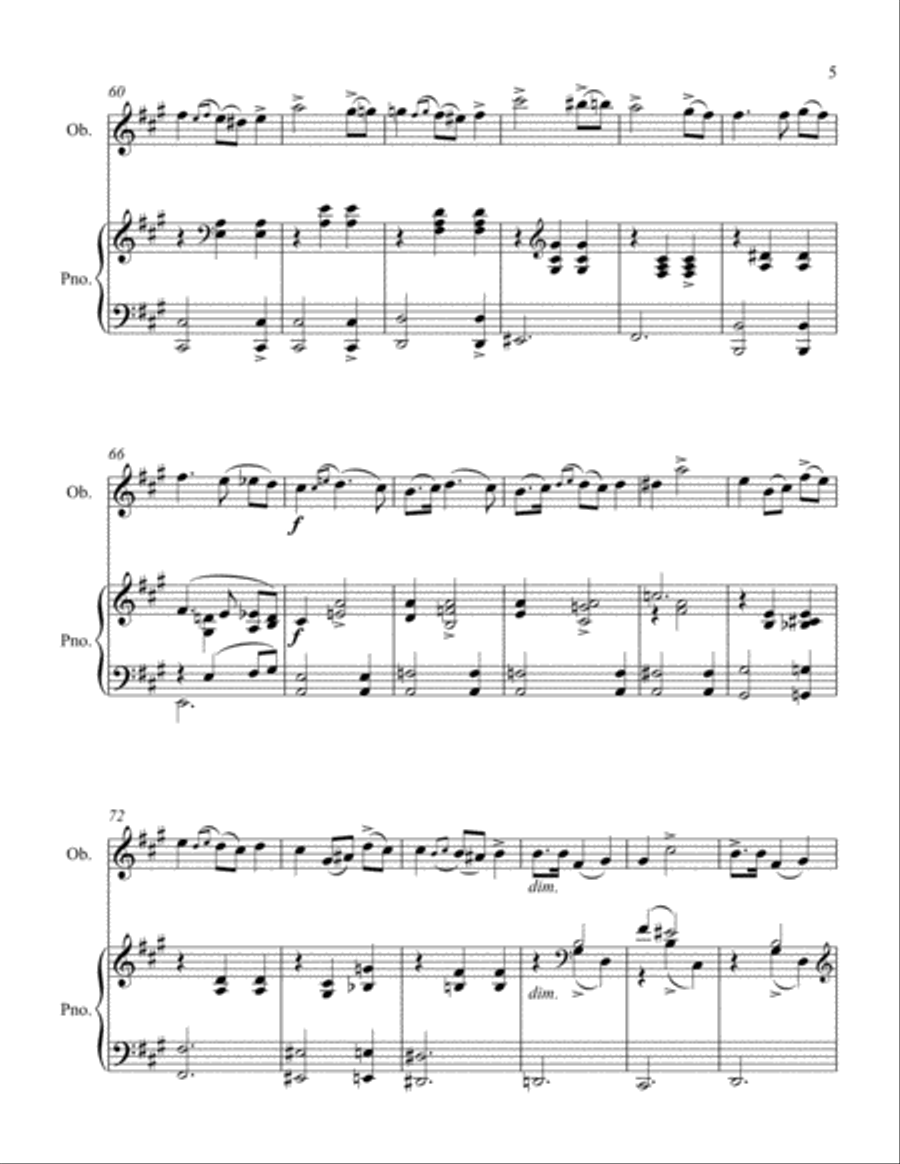 Second Mazurka Piano scores gallery preview page 5