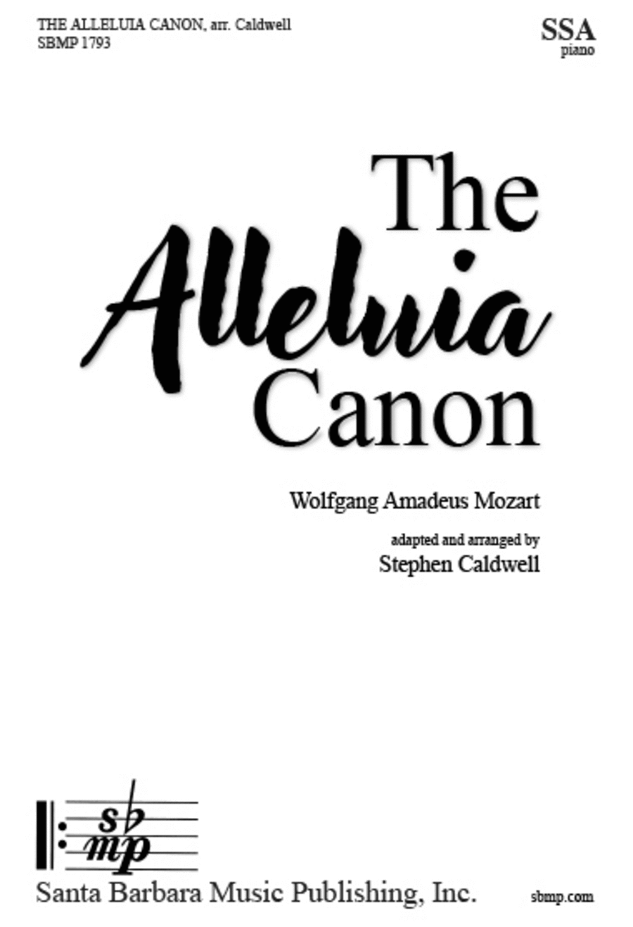 The Alleluia Canon SSA - Sheet Music