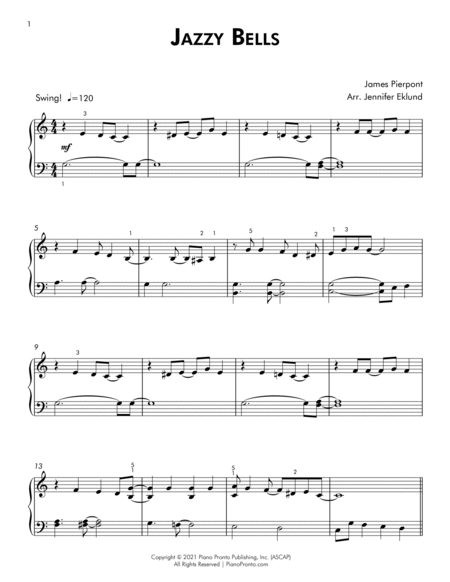 Easy Jazzy Jingles (Songbook) image number null