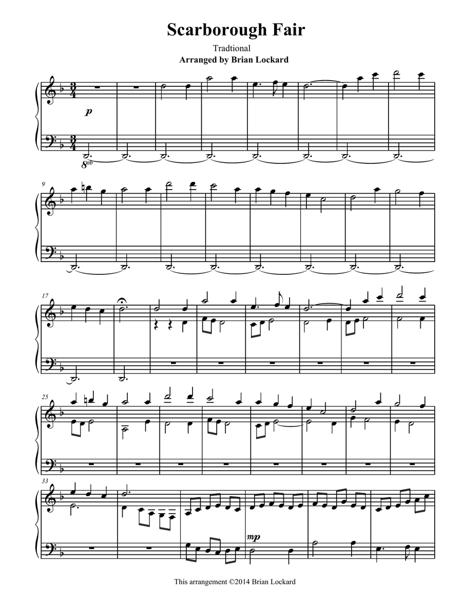 Advanced Celtic Piano Solos Piano Solo scores gallery preview page 1