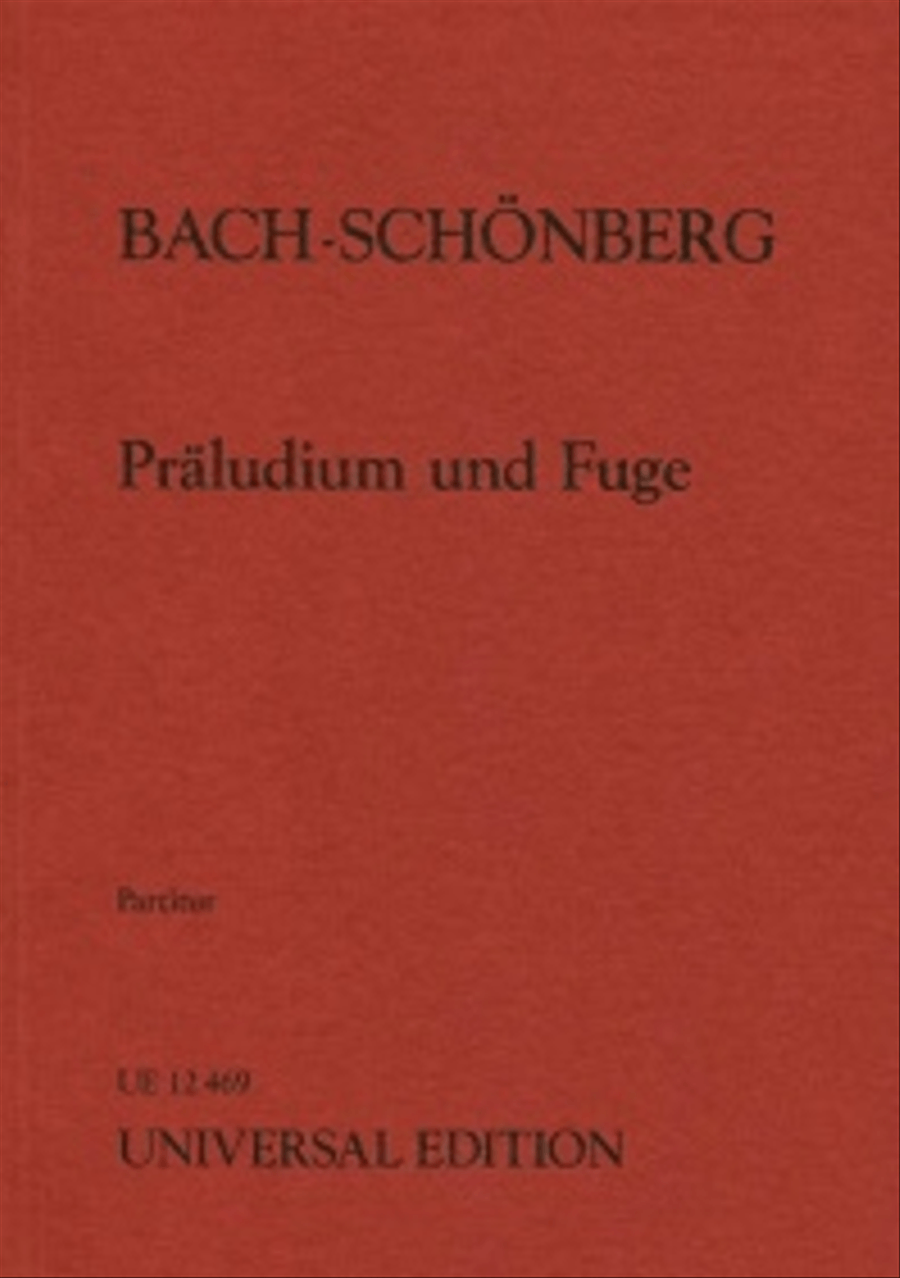 Bach-Schoenberg Prelude and Fugue in E Flat Major Orchestra scores gallery preview page 1