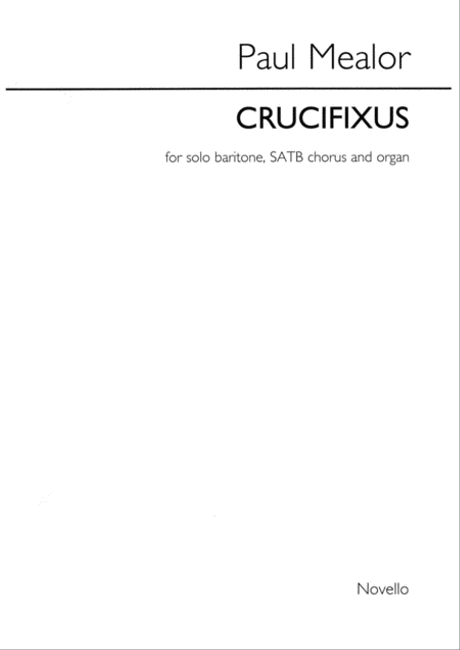 Crucifixus 4-Part scores gallery preview page 1
