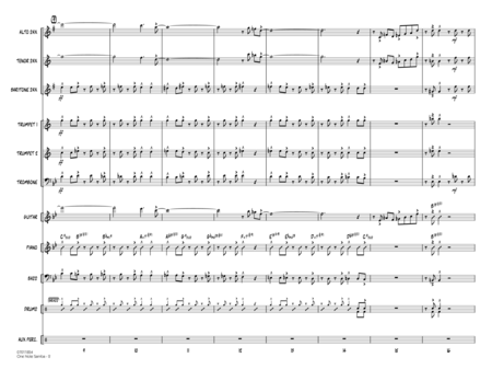 One Note Samba - Conductor Score (Full Score)