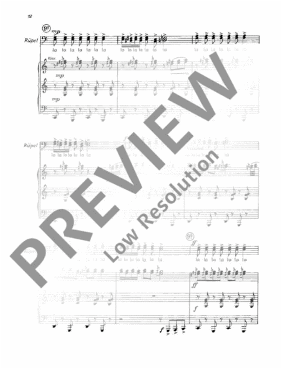 Ein Sommernachtstraum Choir scores gallery preview page 17