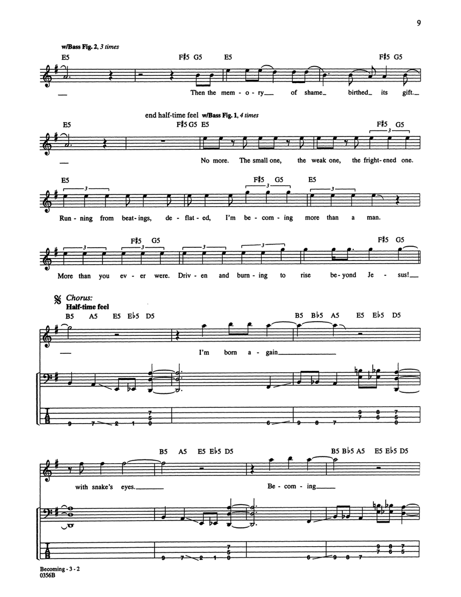 Becoming Bass Guitar Tablature scores gallery preview page 2