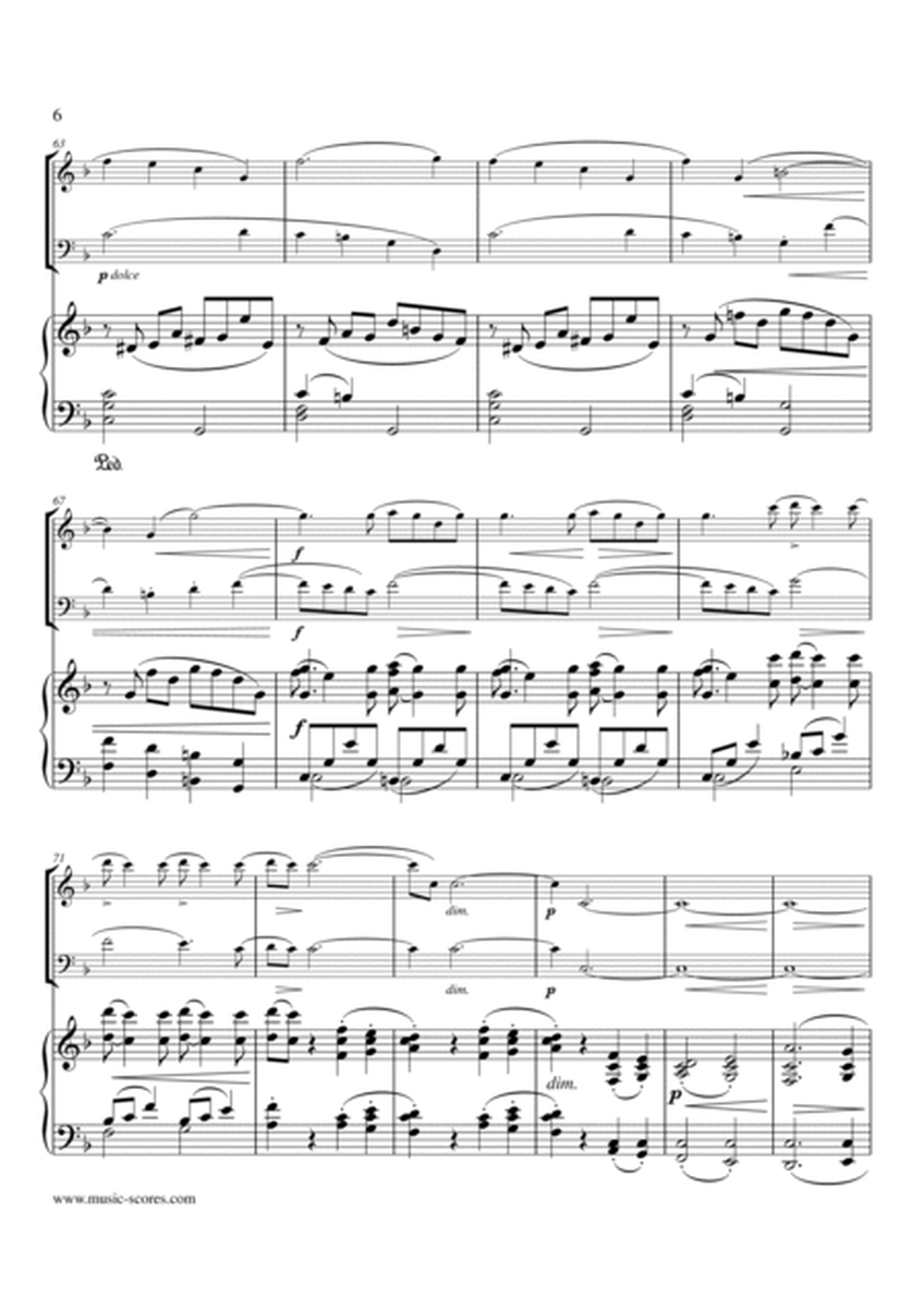 Gade - Allegro con fuoco - 4th Movement from Piano Trio - Violin, Cello and Piano image number null