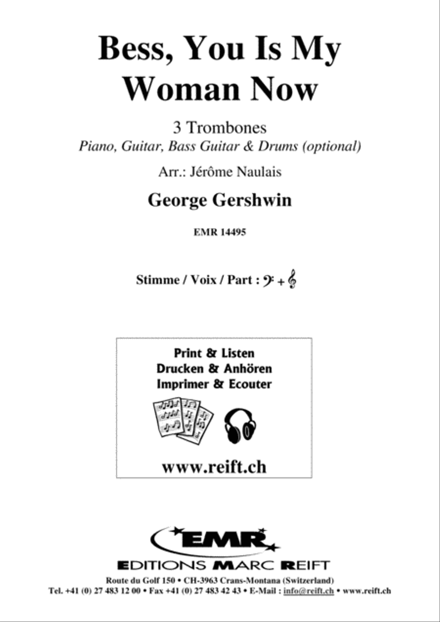 Bess, You Is My Woman Now Trombone Trio scores gallery preview page 2