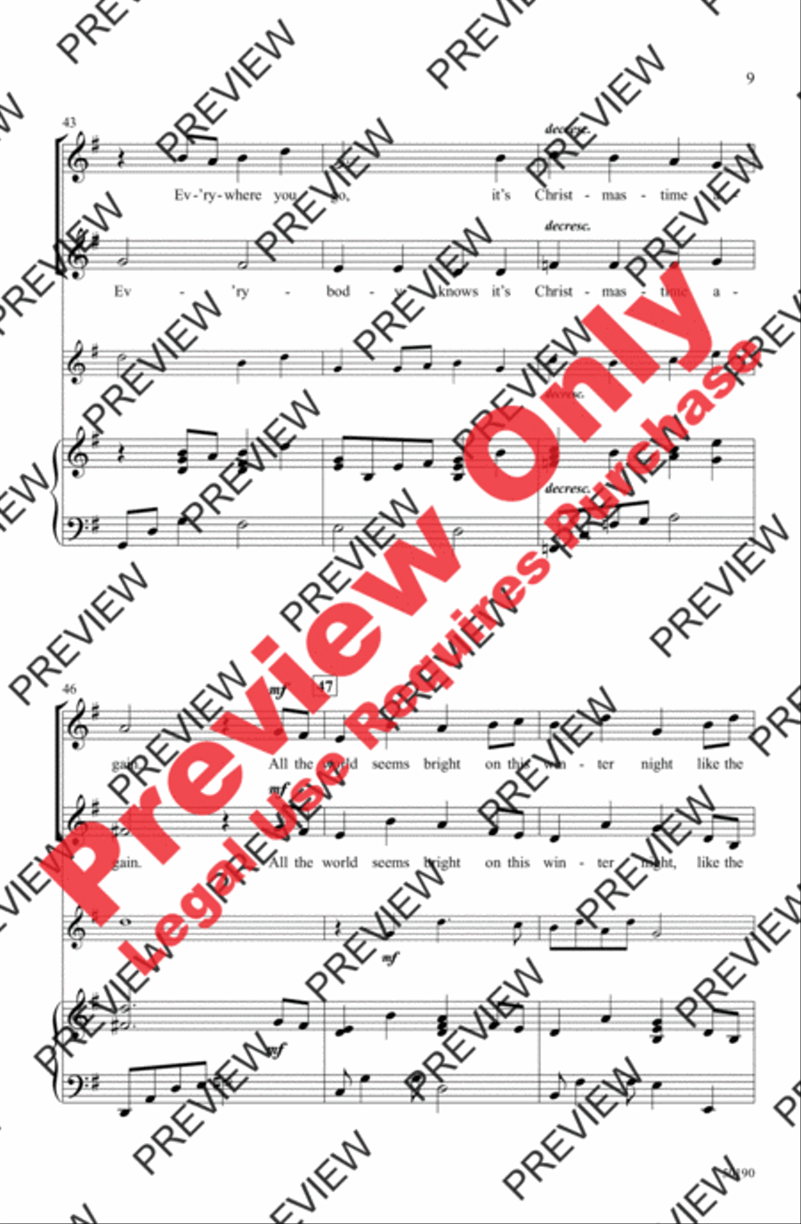Christmastime Again Christmastime Again 2-Part scores gallery preview page 9