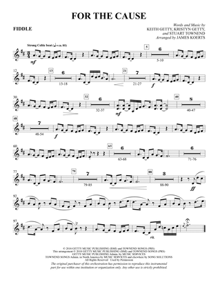 For the Cause (arr. James Koerts) - Fiddle