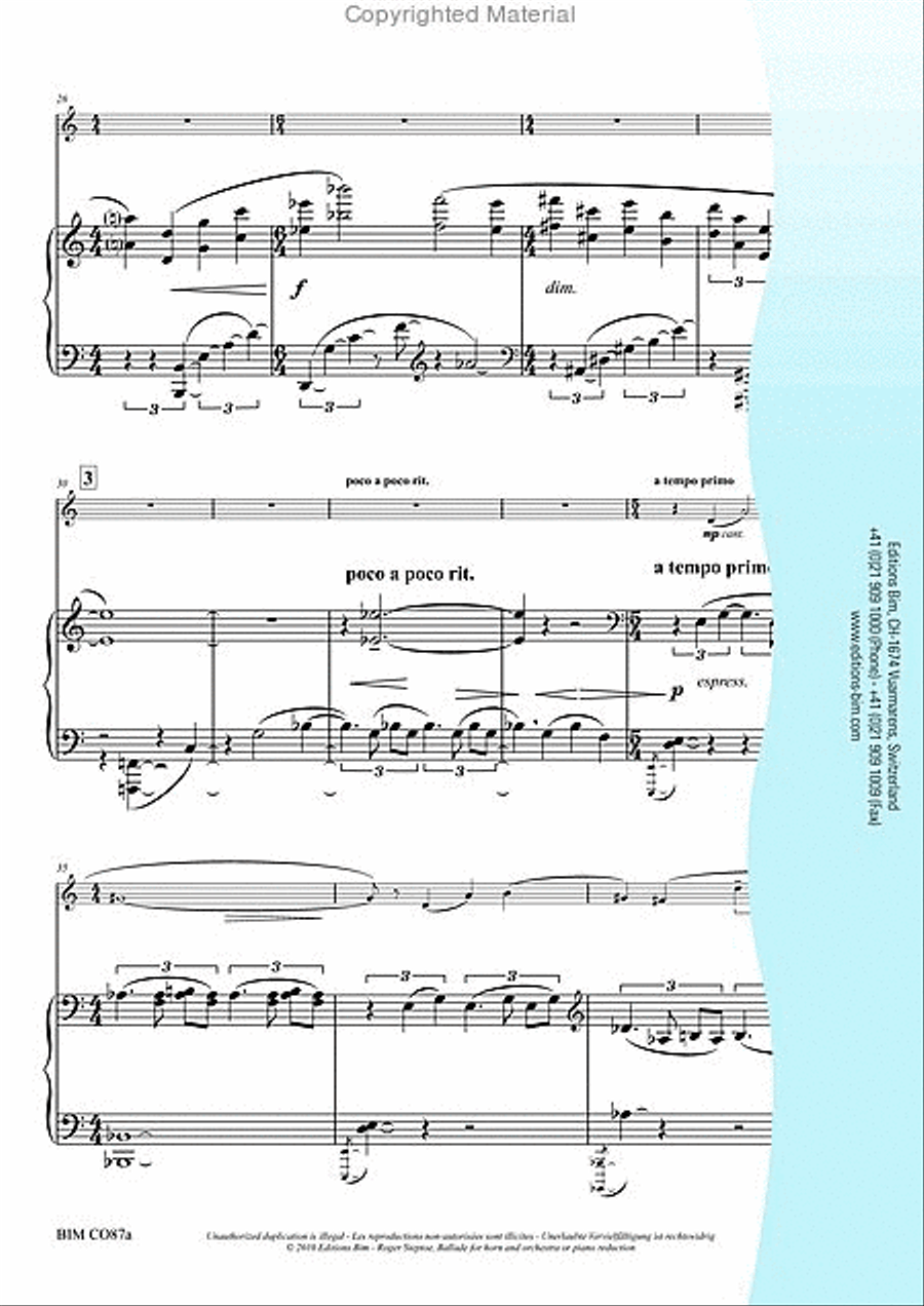 Ballade Piano scores gallery preview page 4
