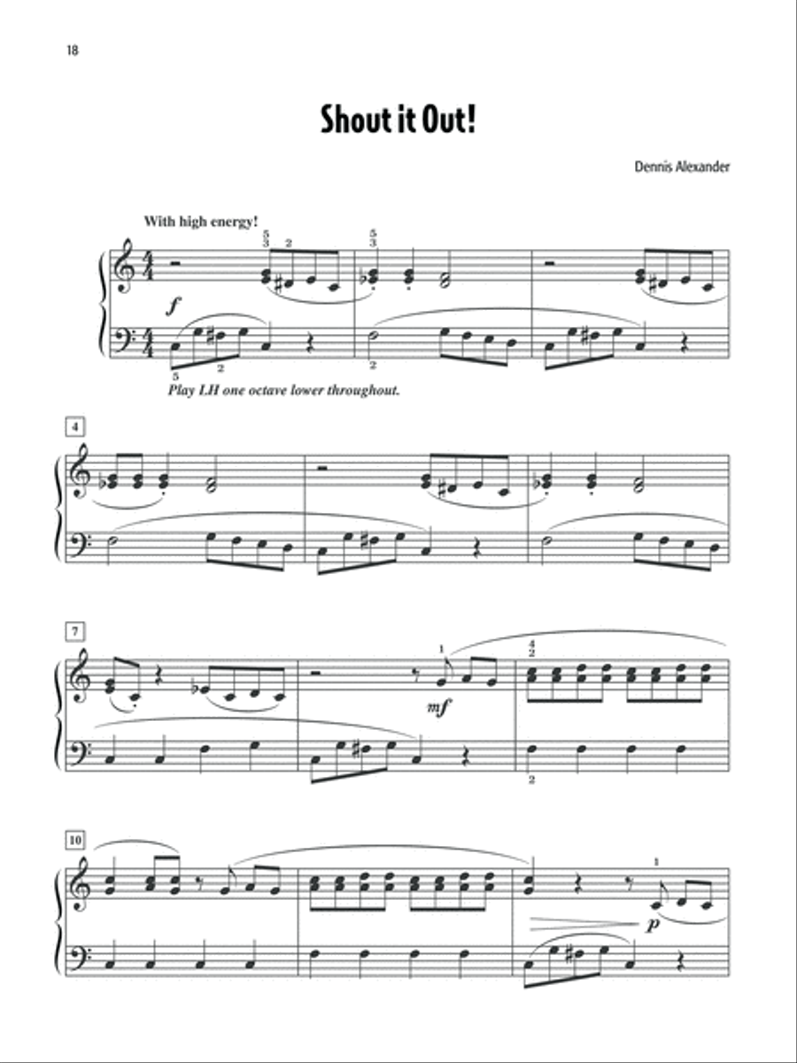 Dennis Alexander's Favorite Solos, Book 1 Piano Solo scores gallery preview page 8