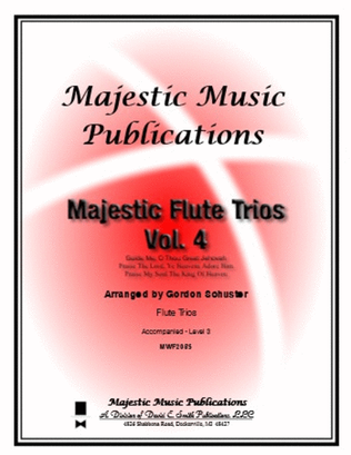 Book cover for Majestic Flute Trios, Vol. 4