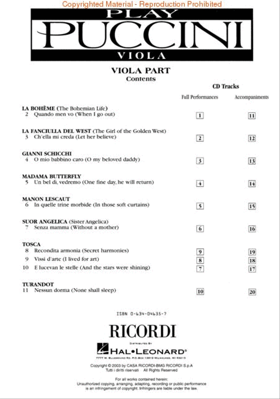 Play Puccini Piano Accompaniment scores gallery preview page 2