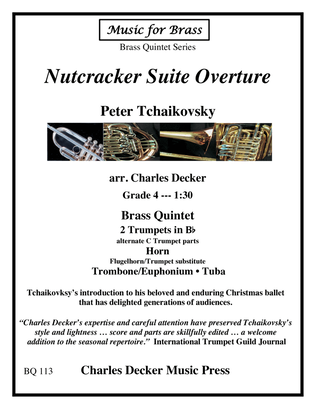 Book cover for Nutcracker Suite Overture for Brass Quintet
