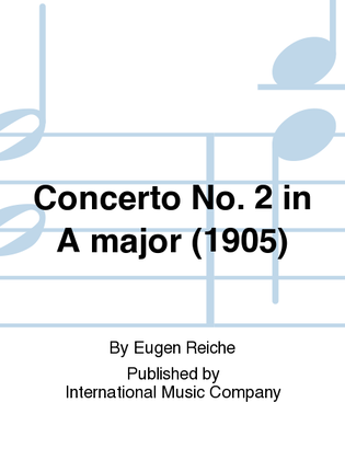 Book cover for Concerto No. 2 In A Major (1905)