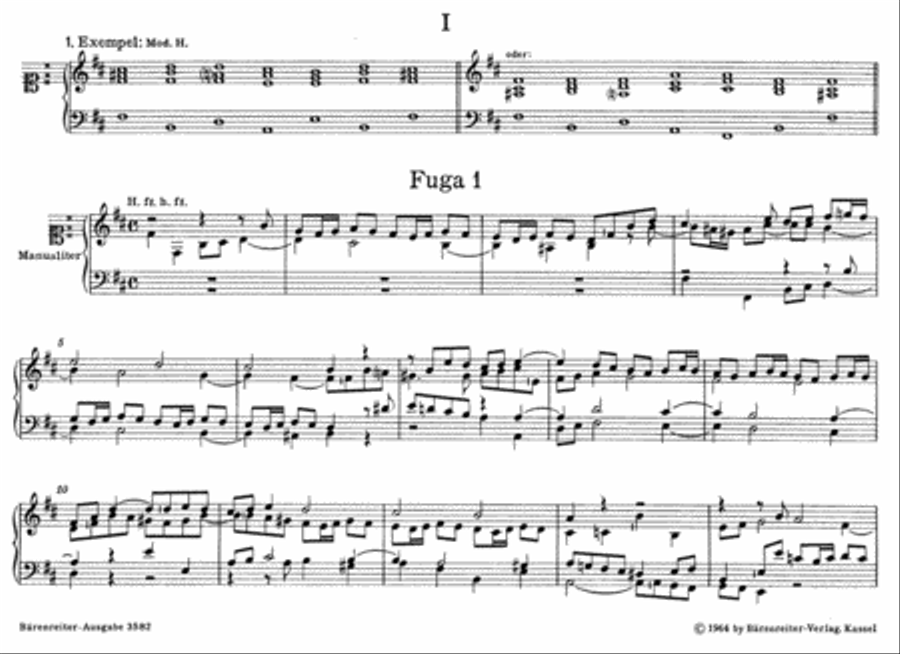 Twenty small Fugues and Freely Composed Organ Pieces Harpsichord scores gallery preview page 2