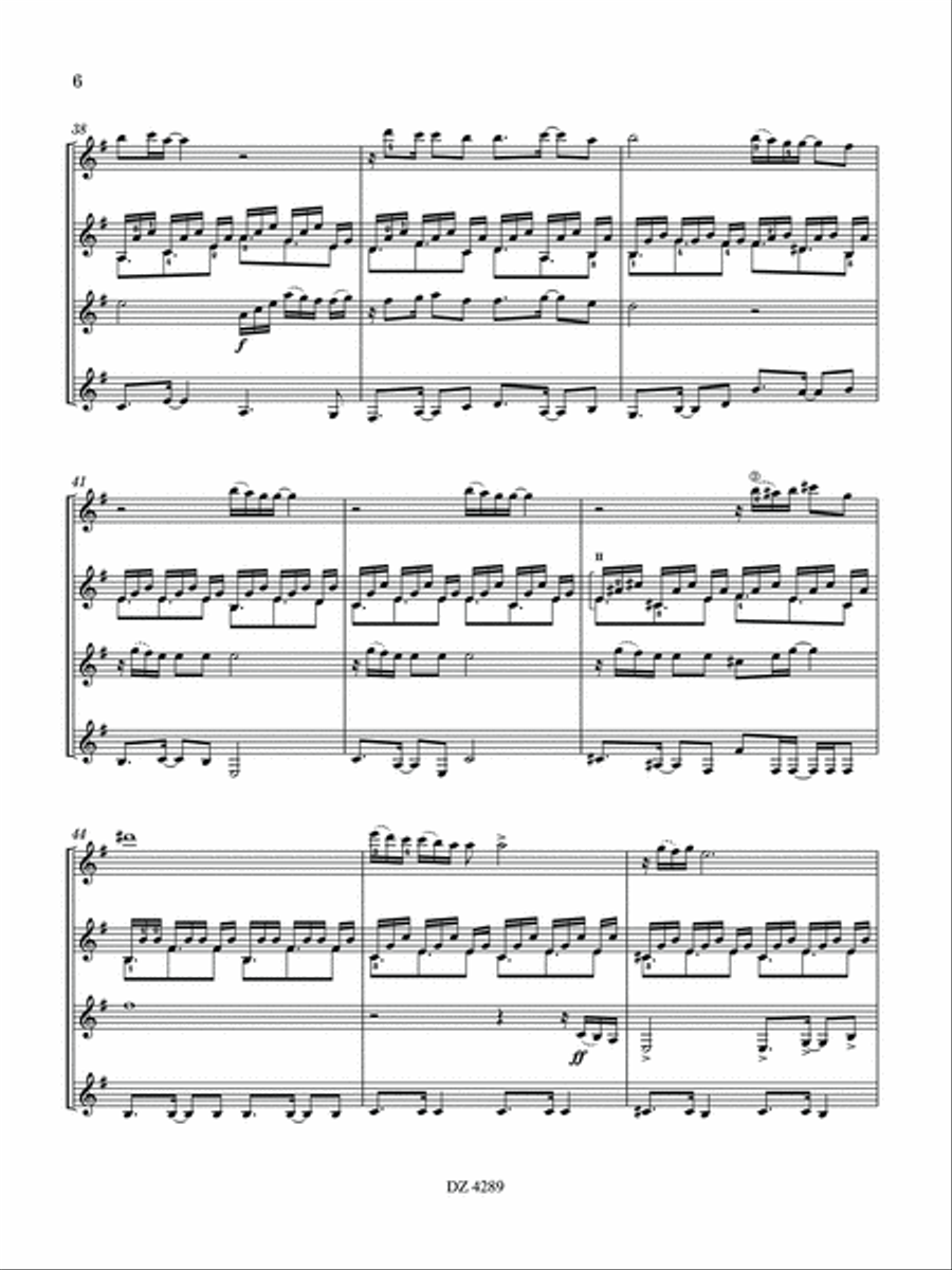 Cubana Guitar Ensemble scores gallery preview page 6