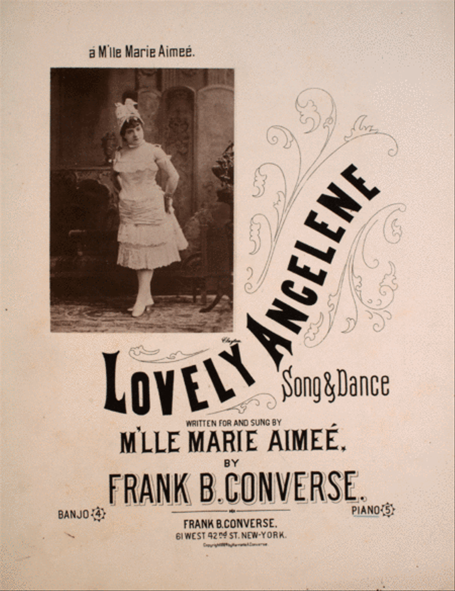 Lovely Angelene. Song & Dance Voice scores gallery preview page 1