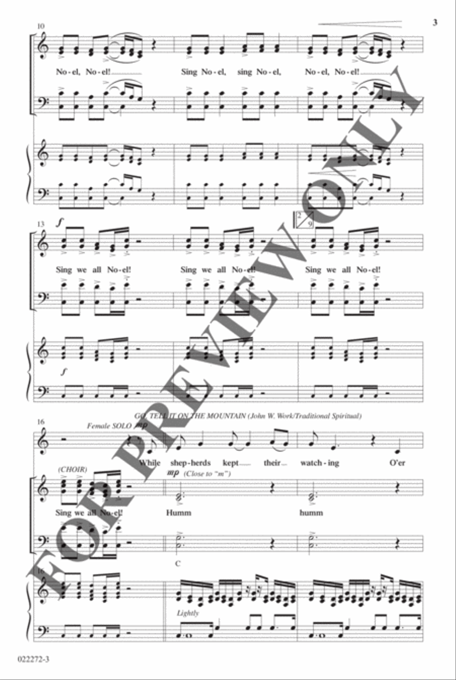 Best-Selling Christmas Anthem Pak Vol 1 - Anthem Preview Pak Hymn Anthems scores gallery preview page 4