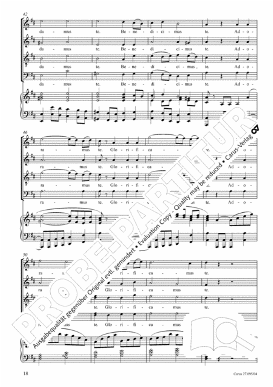 Messe solennelle de sainte Cecile STB scores gallery preview page 19