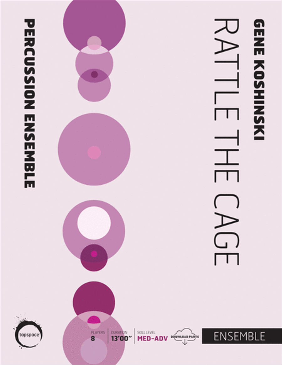 Rattle the Cage Percussion Ensemble scores gallery preview page 1