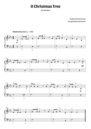 O Christmas Tree (easy piano – Eb major)