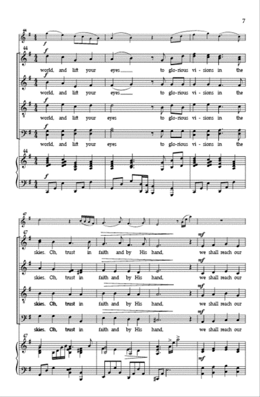 The World of Our Dreams The World of Our Dreams Divisi scores gallery preview page 6