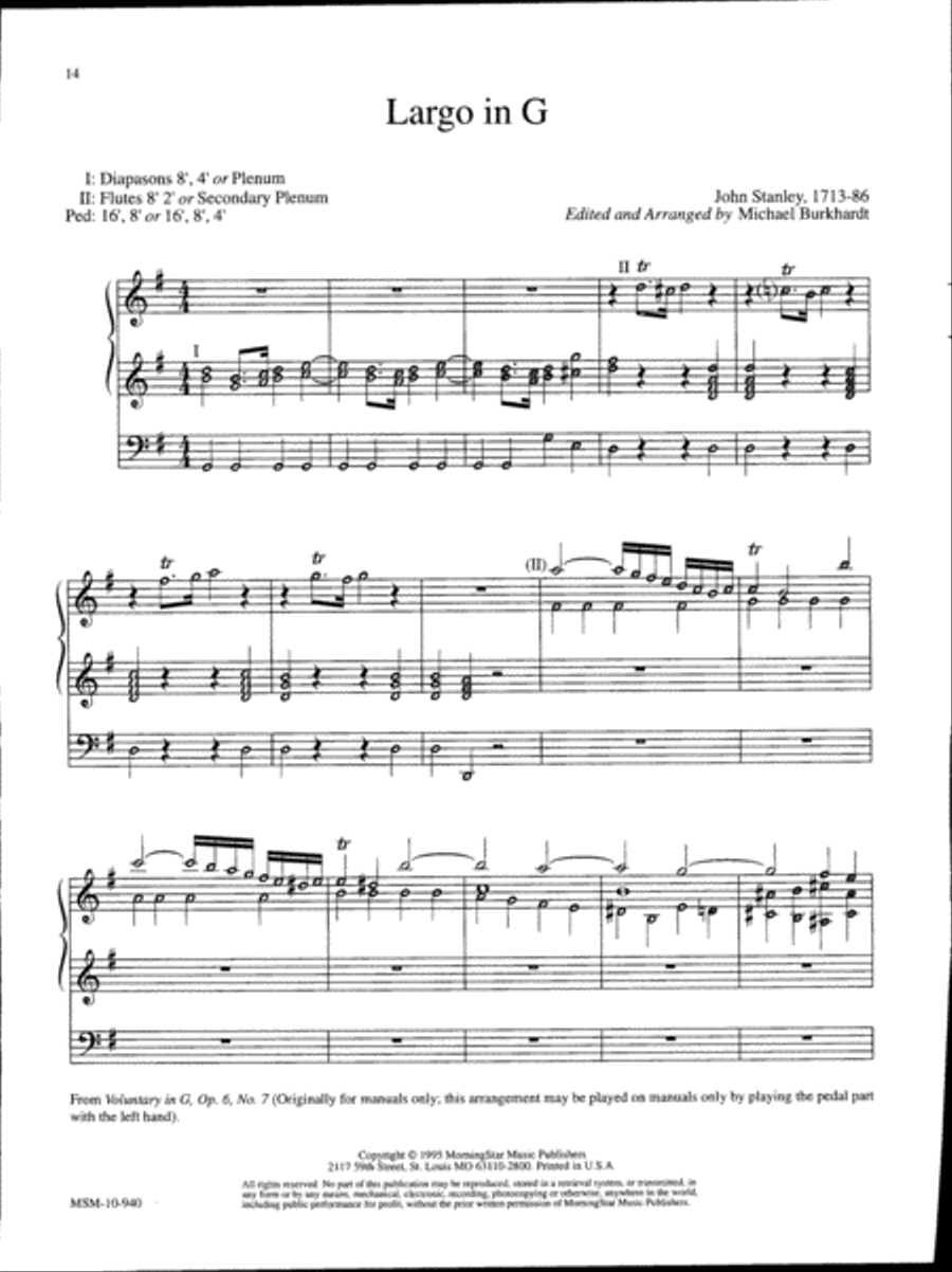 Music for a Celebration, Set 1 Organ scores gallery preview page 6