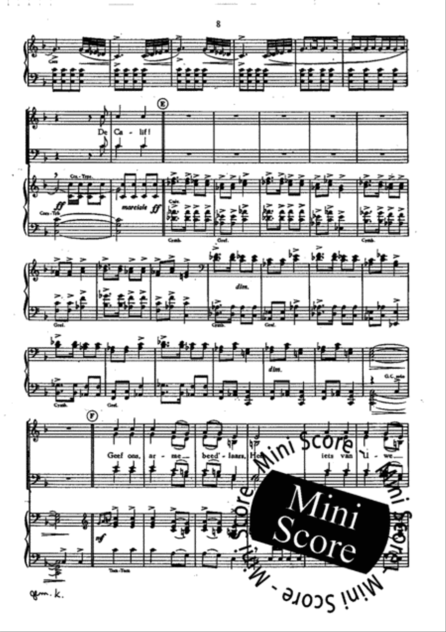Sur un Marche Persan 4-Part scores gallery preview page 11