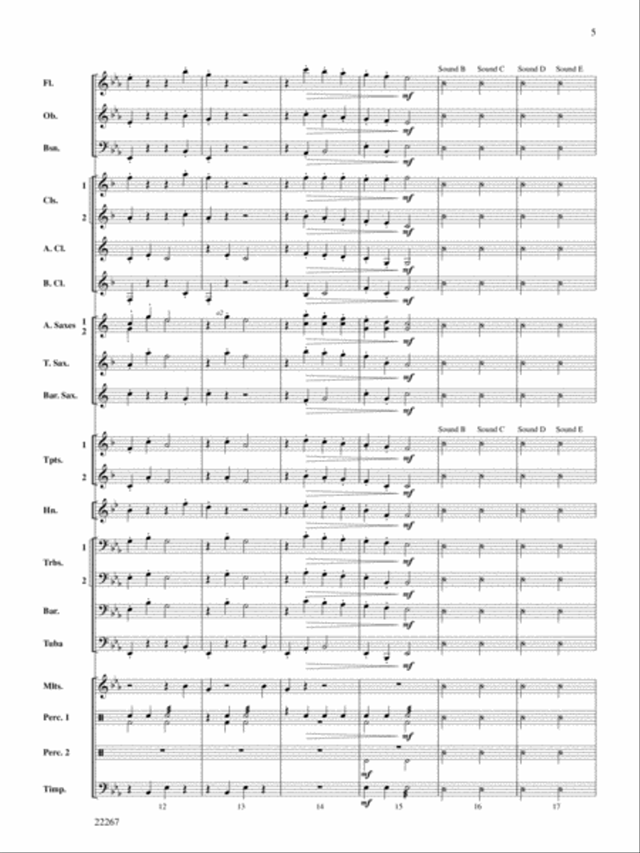 Kinder Symphony: Score Kinder Symphony: Score Concert Band scores gallery preview page 5