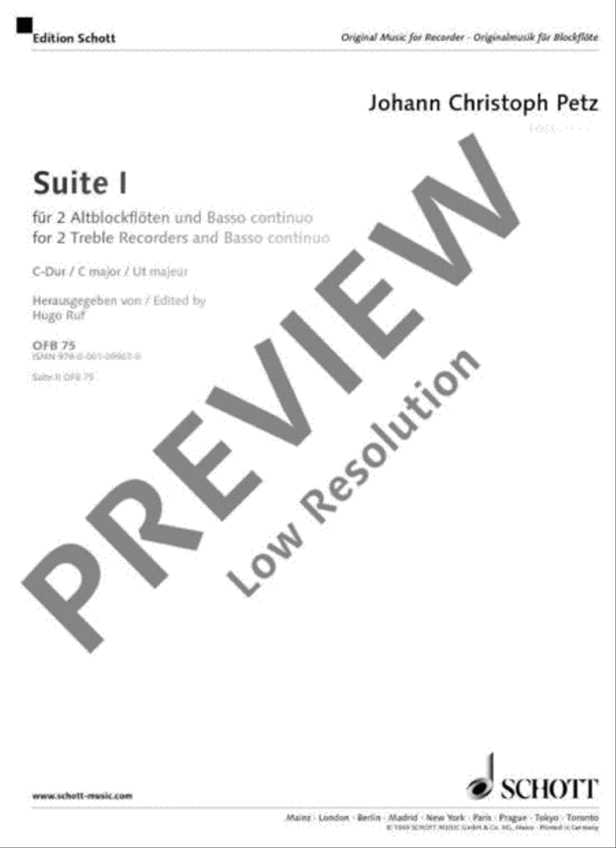 2 Suites Alto Recorder scores gallery preview page 2