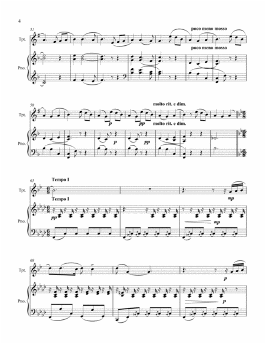 Andaluza Andaluza Trumpet Solo scores gallery preview page 4