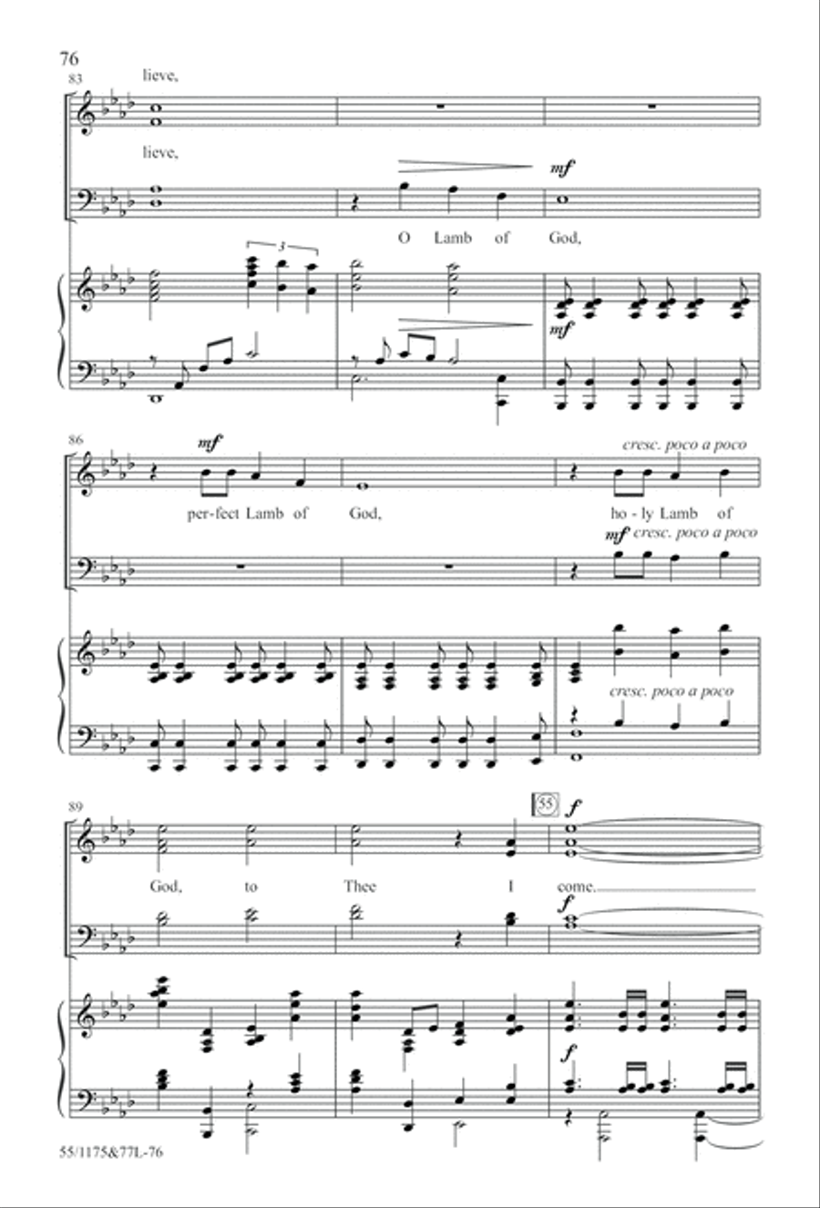 Behold the Lamb! 4-Part scores gallery preview page 77