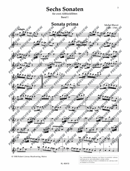Six sonatas