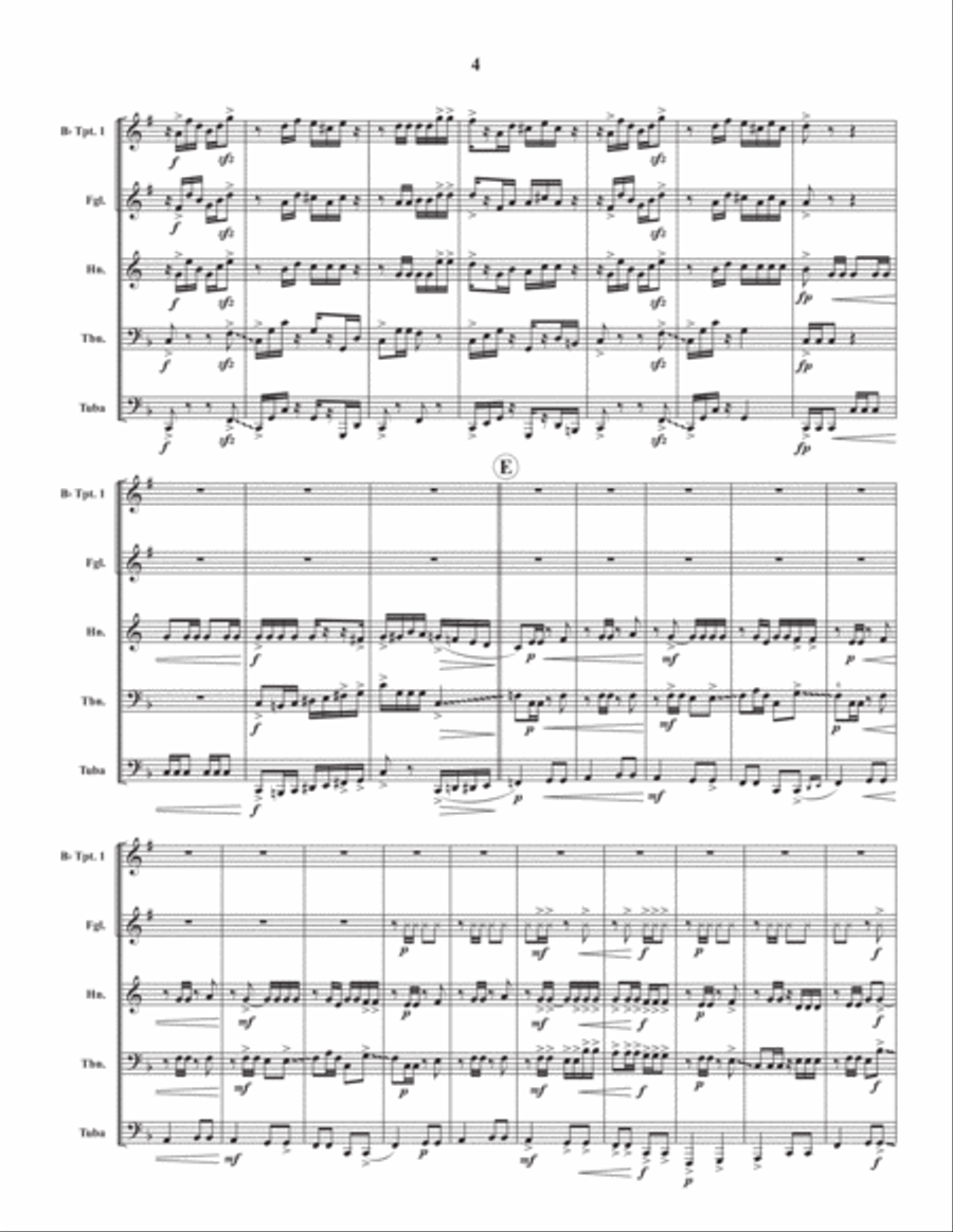 The Banjo Brass Quintet scores gallery preview page 5