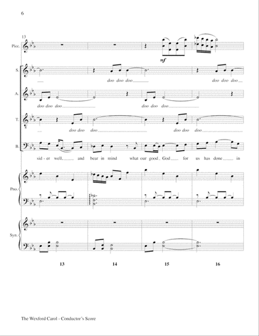 The Wexford Carol Choir scores gallery preview page 6