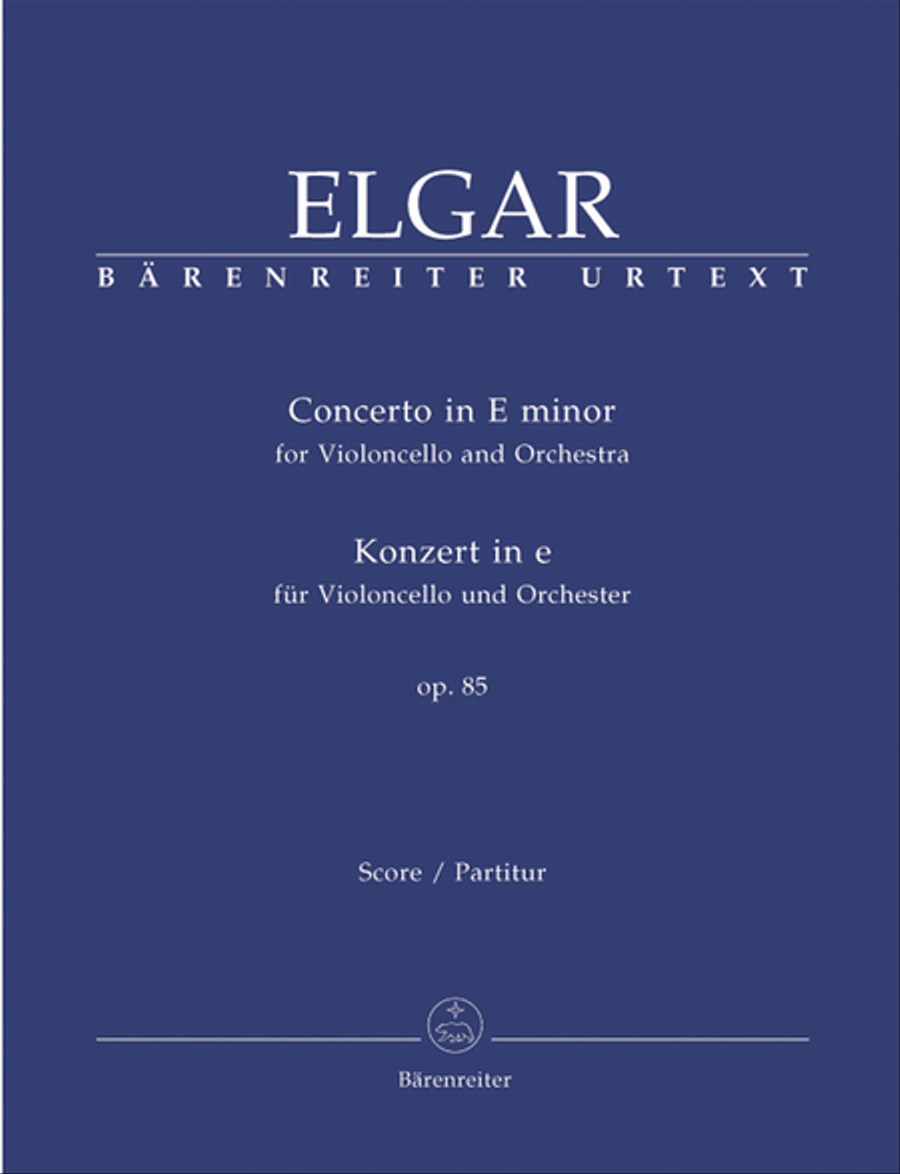 Concerto for Violoncello and Orchestra in E minor, op. 85 TB scores gallery preview page 1