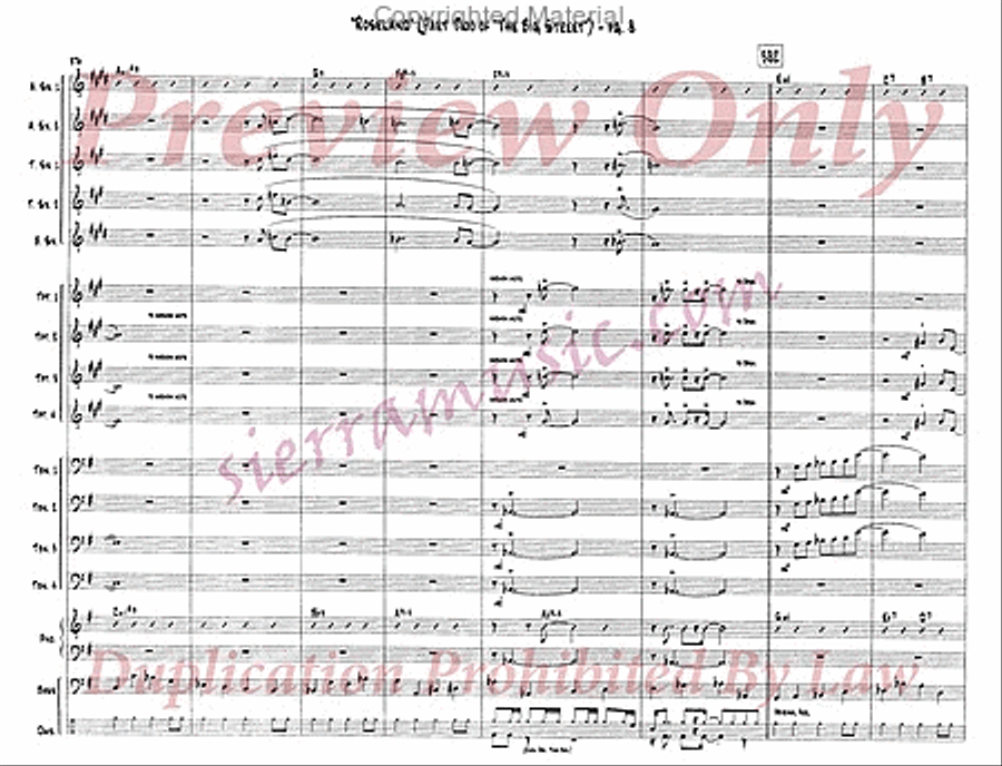 Roseland (MM2 The Big Street) Big Band scores gallery preview page 9