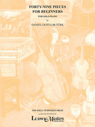 Book cover for Forty-Nine Pieces for Beginners (Handestucke fur angehende Klavierspieler)