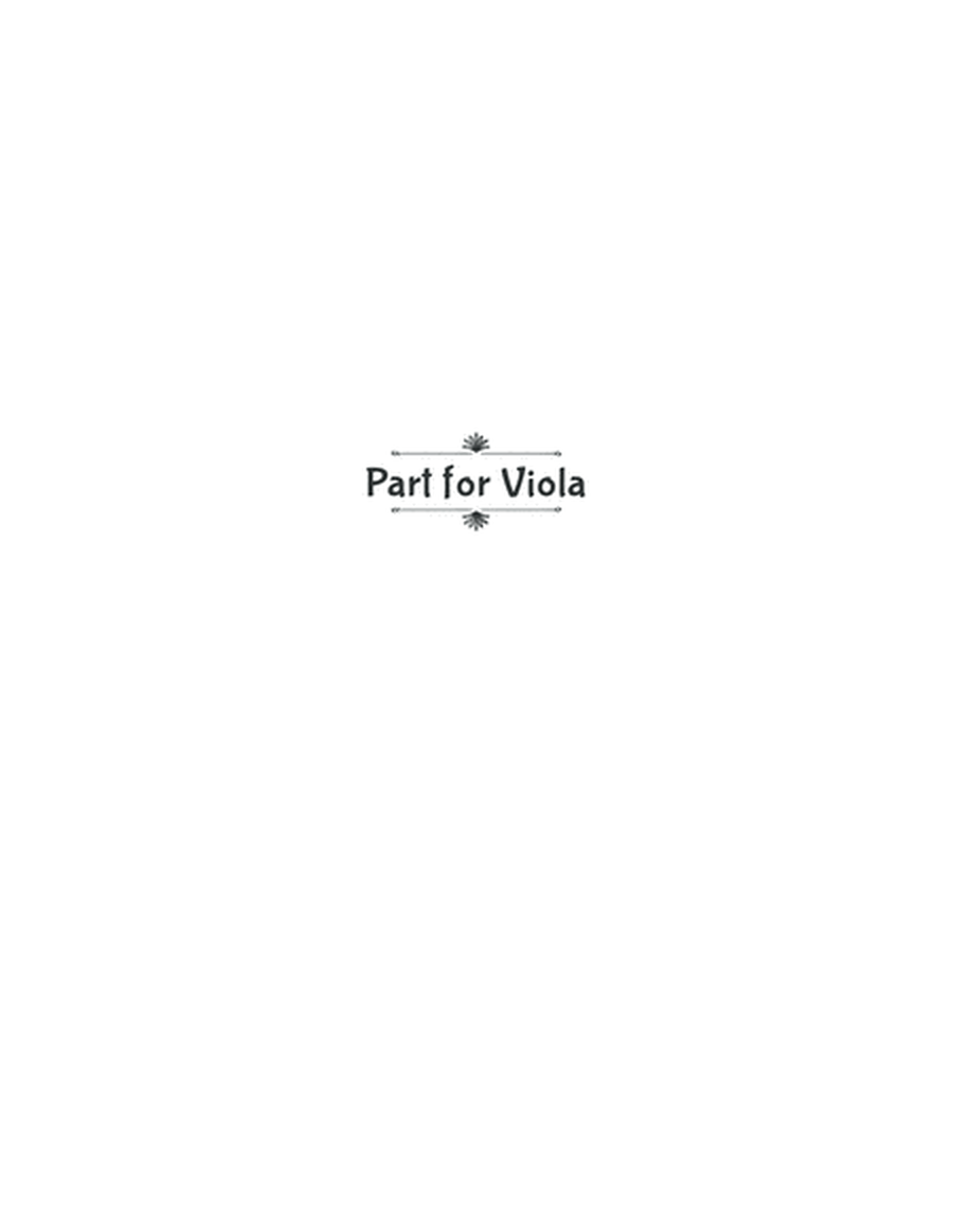 11 Childrens' Songs arr. for Piano Quintet: Part for viola