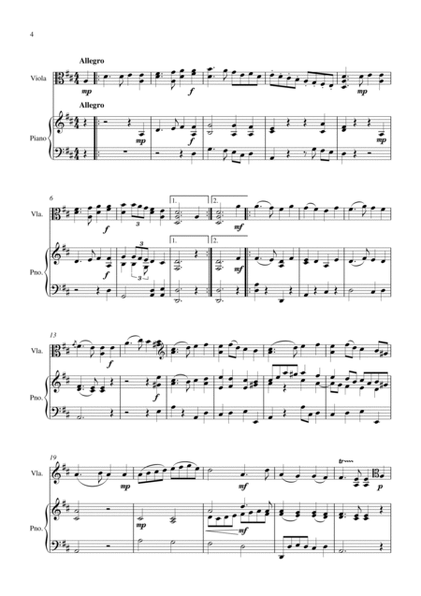 Sonata for Viola and Piano