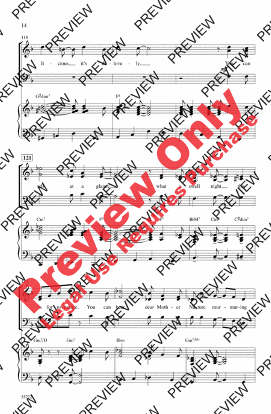 Let's Fall in Love 3-Part scores gallery preview page 14