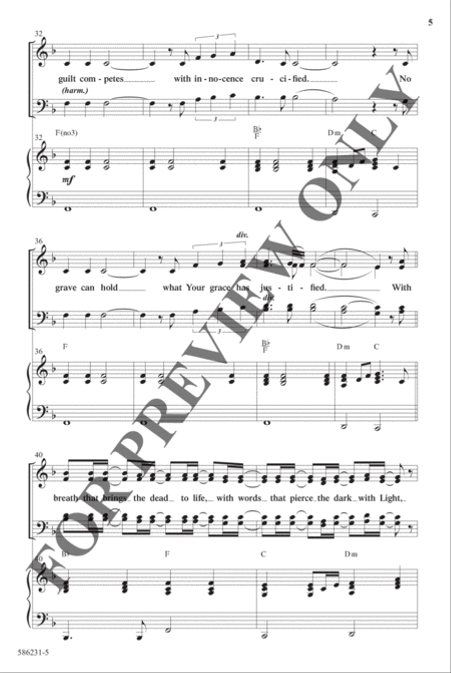 Power to Redeem - Anthem Choir scores gallery preview page 5