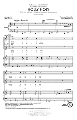 Holly Holy (from A Beautiful Noise) (arr. Mac Huff)