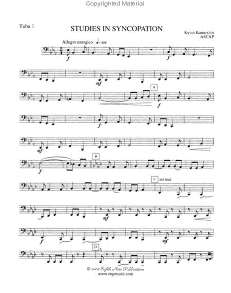 Studies in Syncopation Small Ensemble scores gallery preview page 4