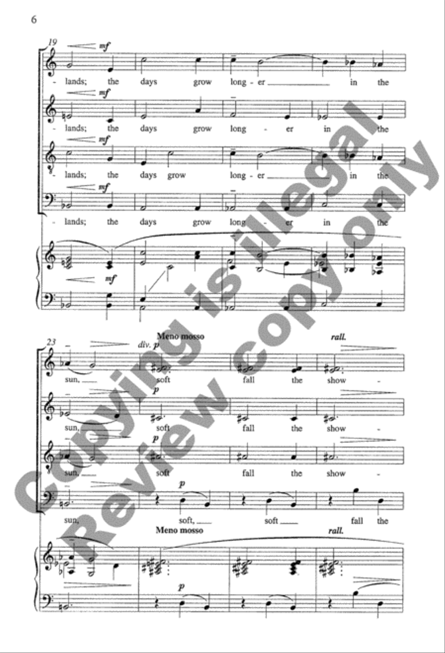 Wonders of Christmas I: 3. Green Grow'th the Holly 4-Part scores gallery preview page 6
