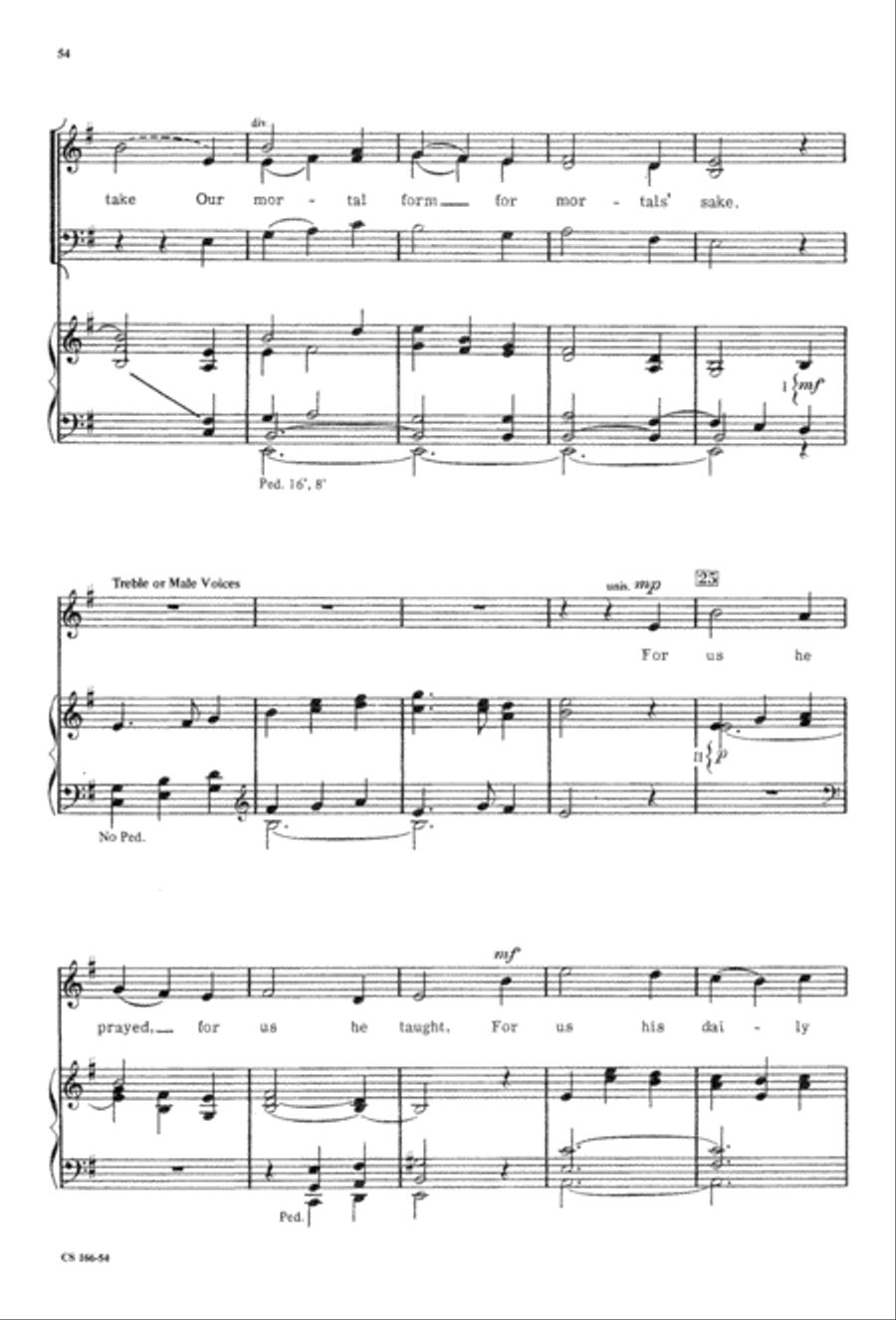 Sacred Anthem Book 3-Part scores gallery preview page 56