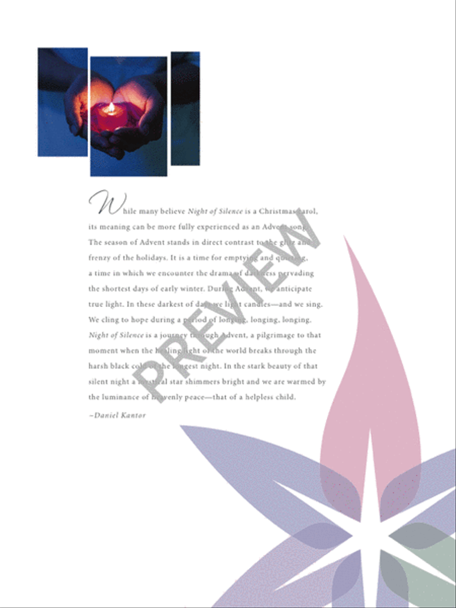 Night of Silence - Home edition Unison Choir scores gallery preview page 6